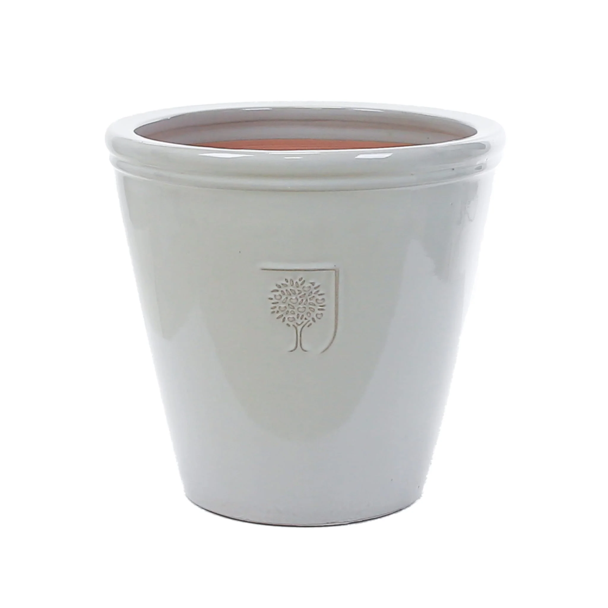 RHS CLASSIC 1 White Pot Ø33cm