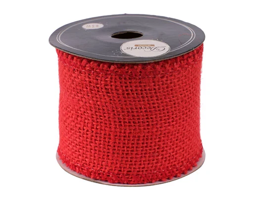 Ribbon jute 6ass red/colour(s) L.270cm x W.6cm x H.0.01cm - Image 5