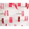Ribbon polyester red/white L.400cm x W.1.5cm x H.0.2cm - Image 2