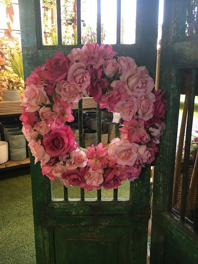 Rose Garden Floral Wreath
