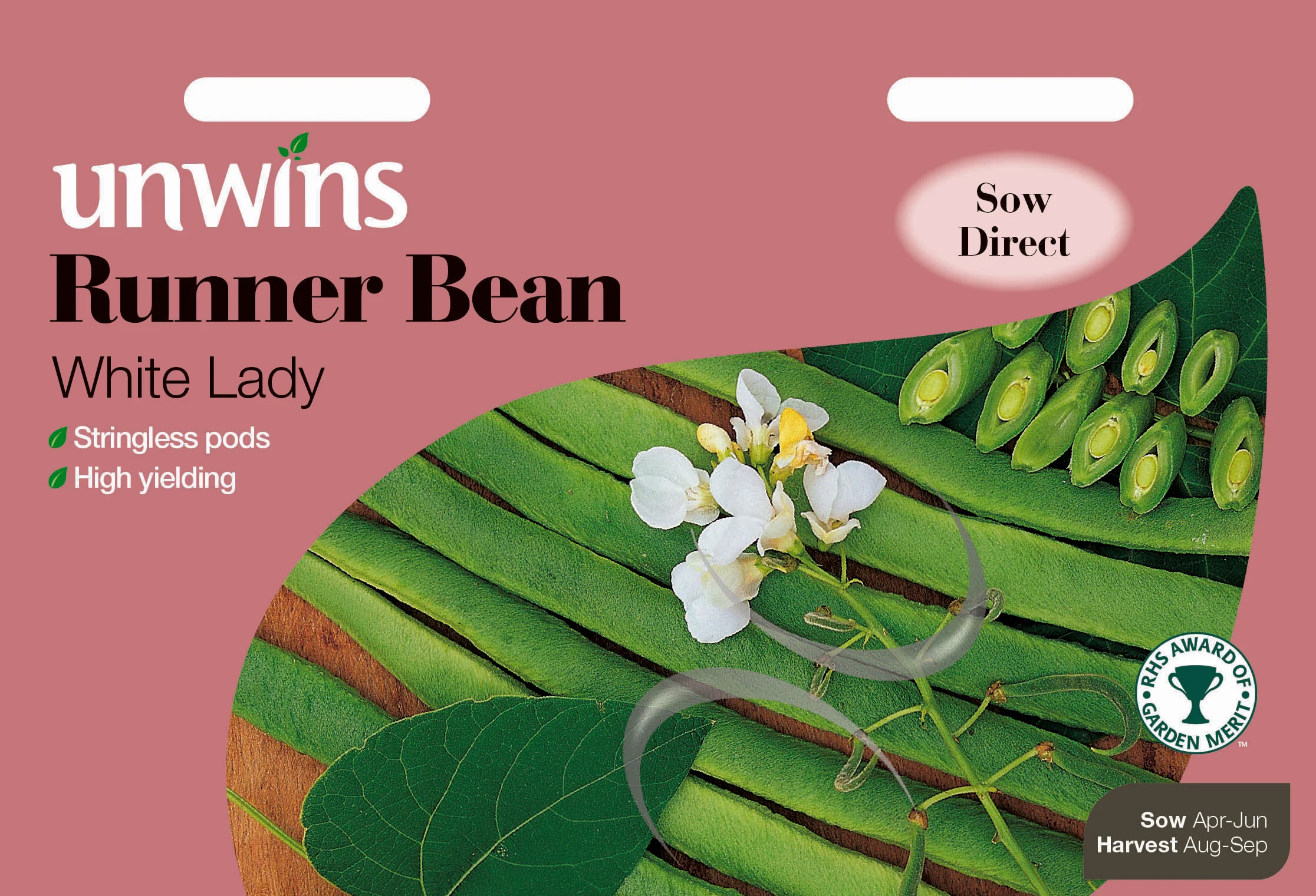 Runner Bean White Lady