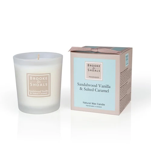 Sandalwood Vanilla & Salted Caramel Travel size Candle