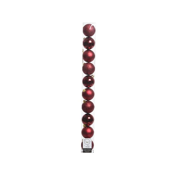 sh.proof plain baubles oxblood box of 10