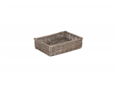 Small Antique Wash Straight-sided Tray - LINED