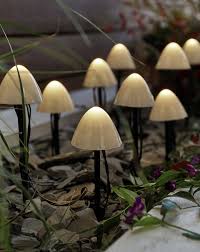 Smart Solar LumiShroom Stake Lights Set of 10
