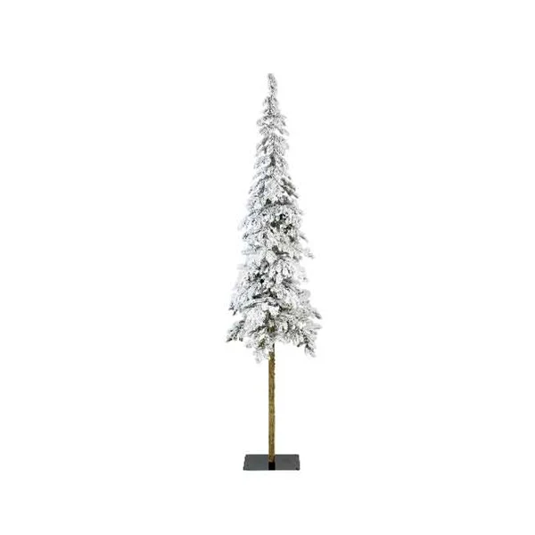 Snowy Alpine tree full PE green/white 8ft 240cm