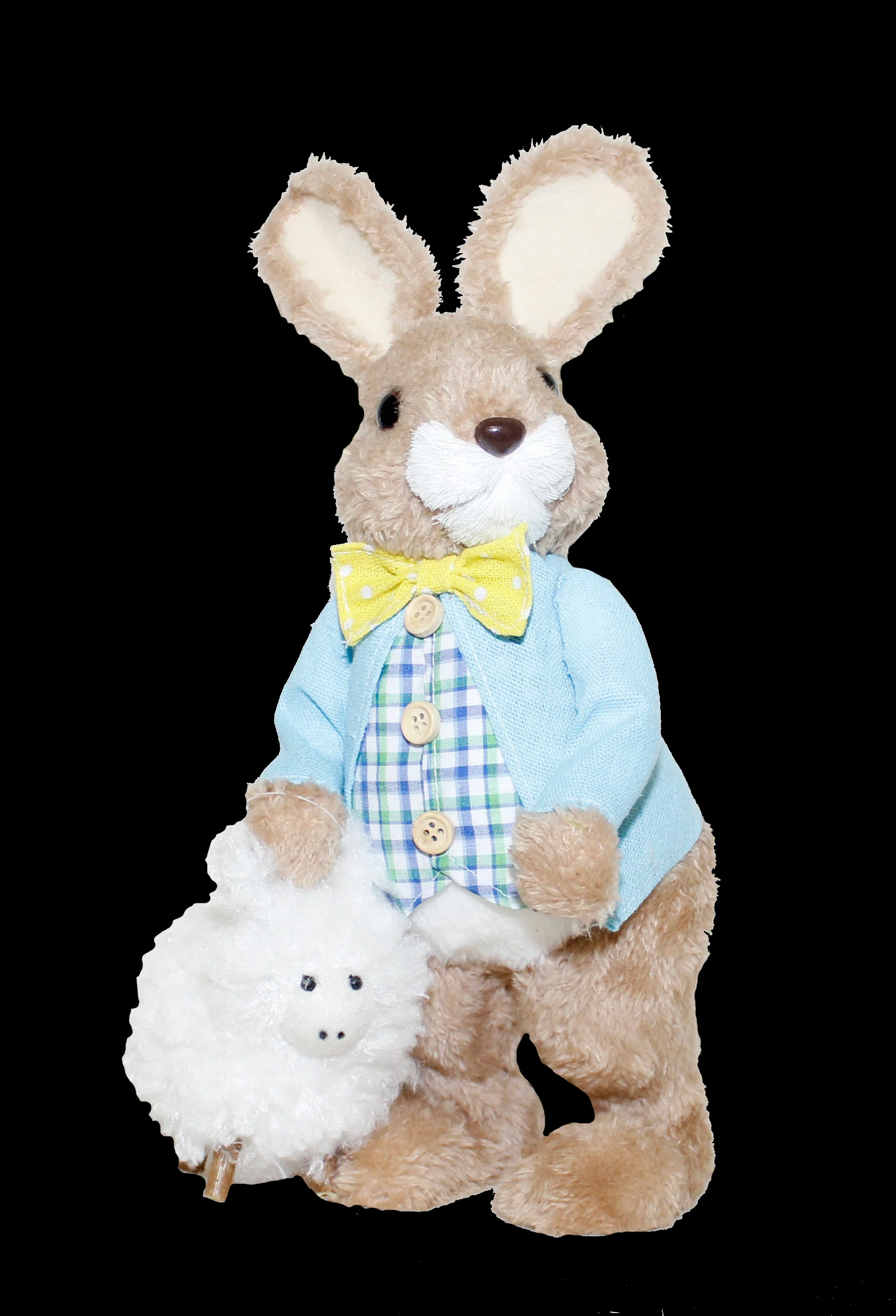 SPRINGTIME BUNNY WITH SHEEP