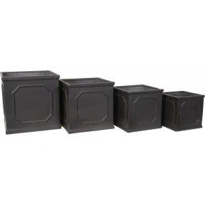 SQ. FRAME PLANTER 45X45X45 Black