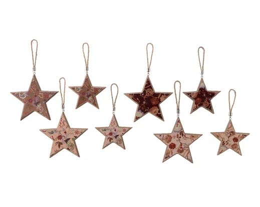 Star  mdf  printing  with  flower  print