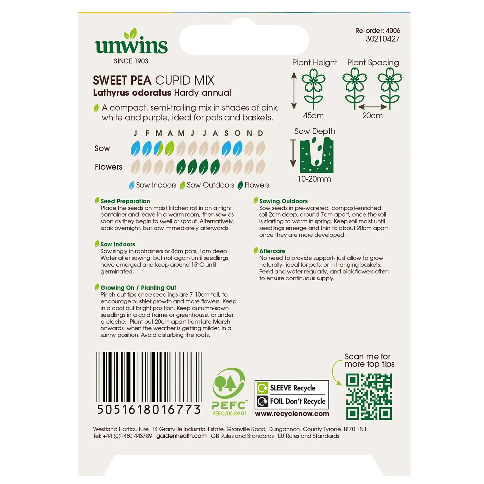 Sweet Pea Cupid Mix - Image 2