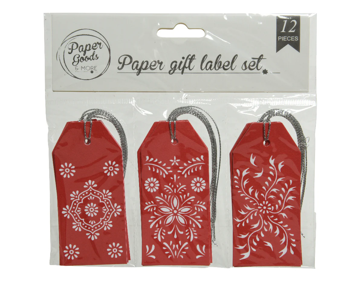 Tag paper red