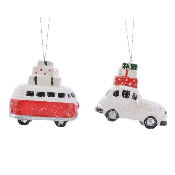 terrac car with hanger 2 red/white