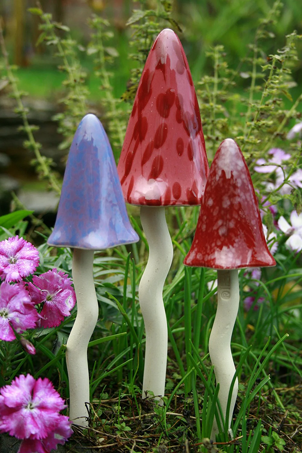 Toadstool 3 set - GIFT BOXED  Spring Mix
