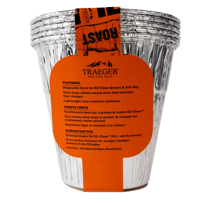 TRAEGER GREASE & ASH KEG LINER 5 PACK - Image 2