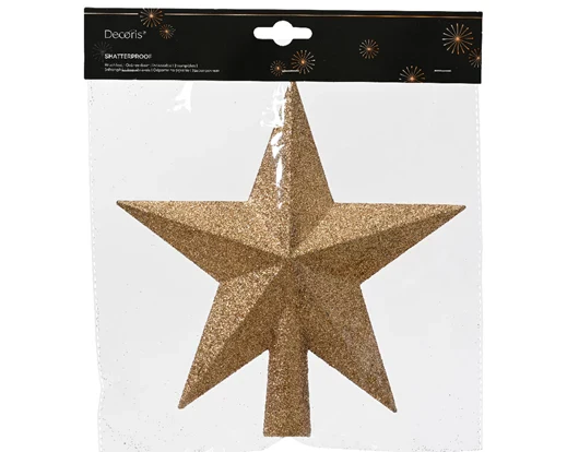 Treetopper shatterproof gl pecan brown L.4.2cm x W.19cm x H.19cm - Image 2