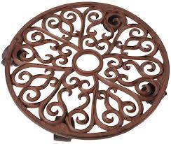 Trolley cast iron round outdoor