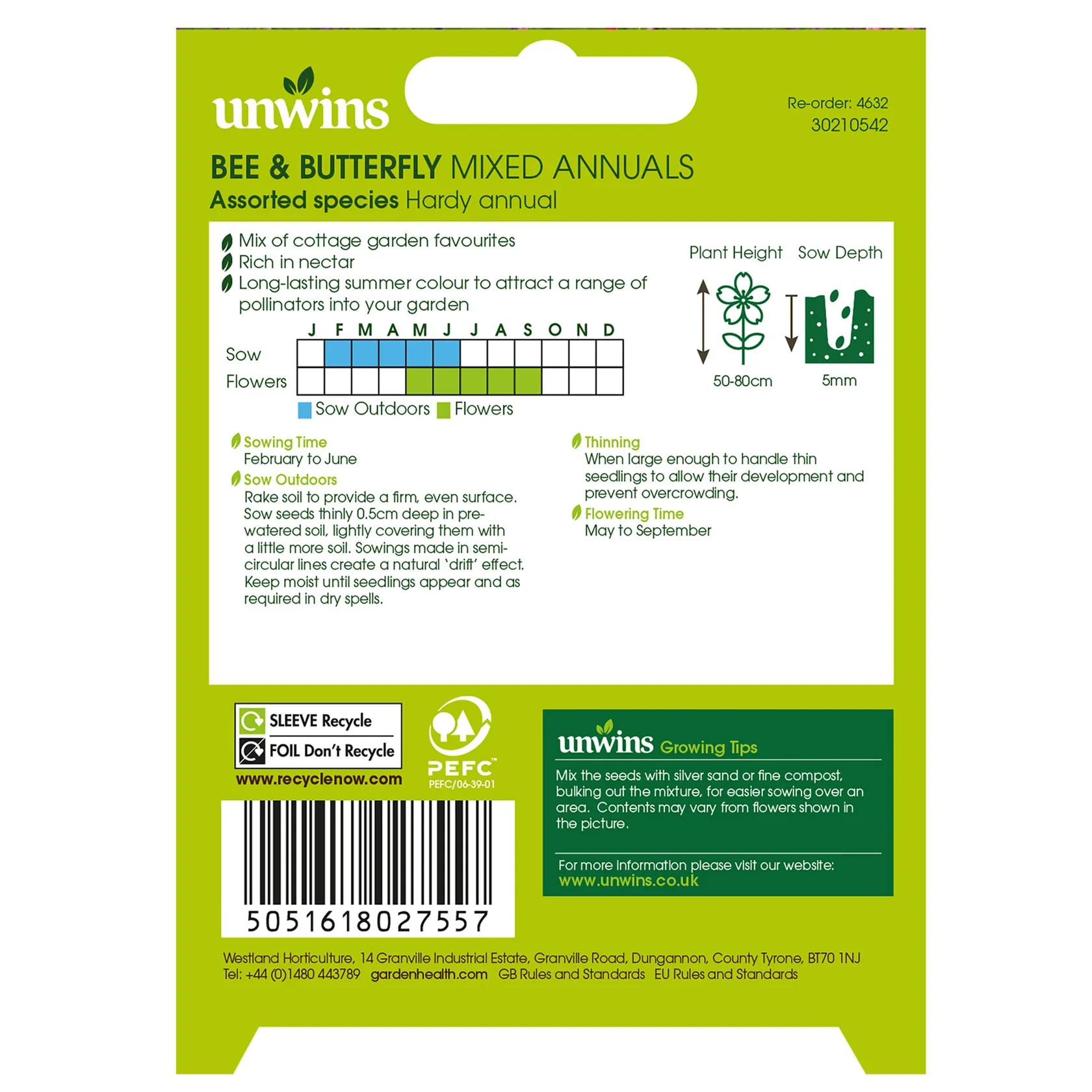 Unwins Bee and Butterfly Mix - Image 2