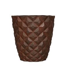Vase taper round Heraldry 8x8 rust
