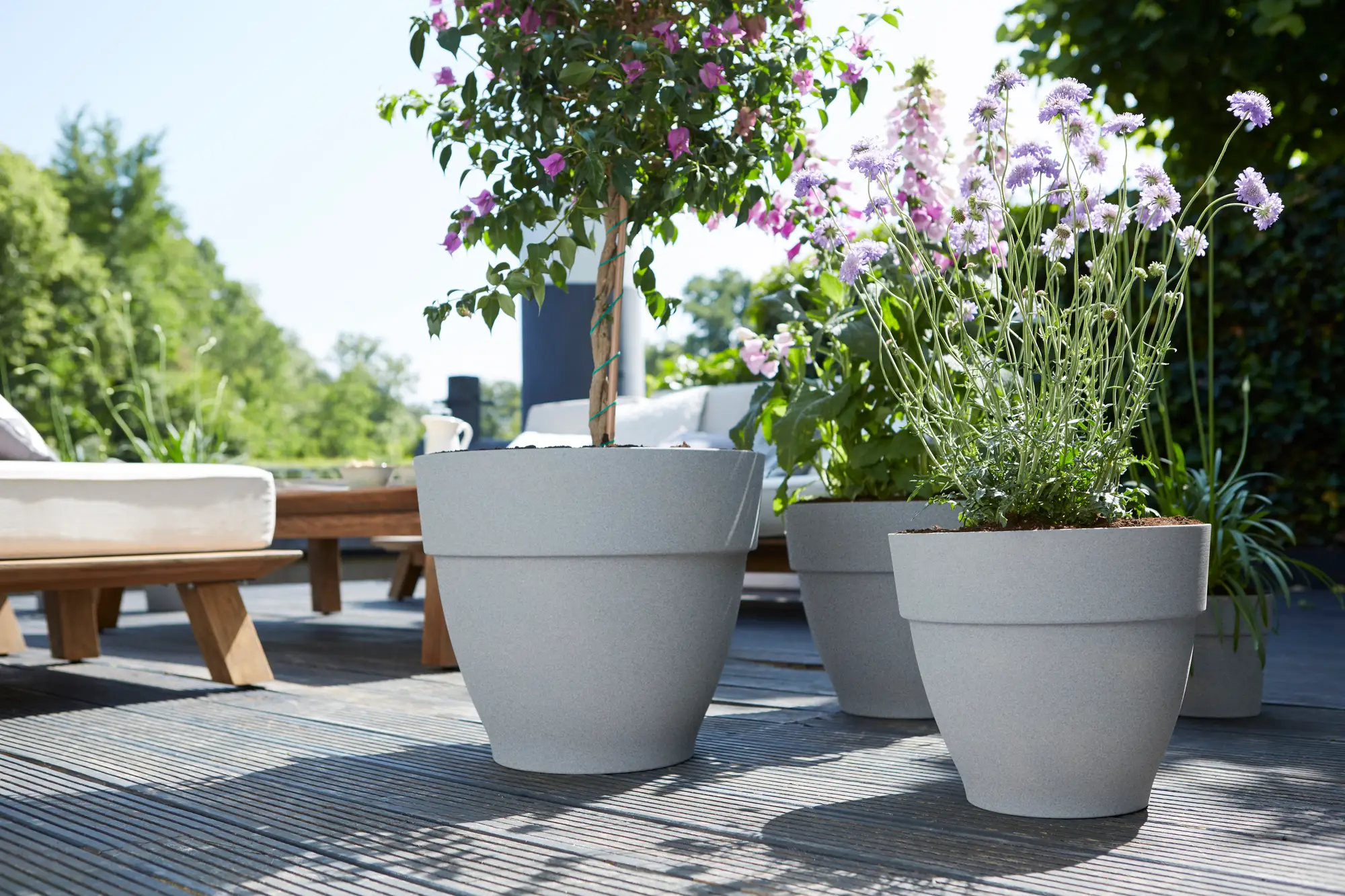 Vibia Campana Round Pot Ø40cm Living Concrete - Image 7