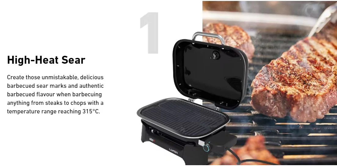 Weber Lumin Compact Electric Barbecue - Image 3