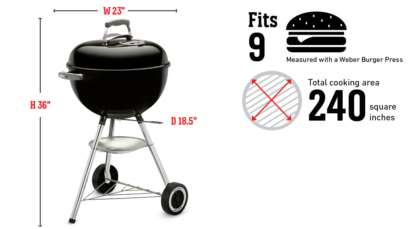 Weber ORIGINAL KETTL E-4710 CHARCOAL GRILL - Image 8