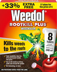 WEEDOL ROOTKILL PLUS TUBES + 33% EXTRA FREE 6 tubes plus 2 free