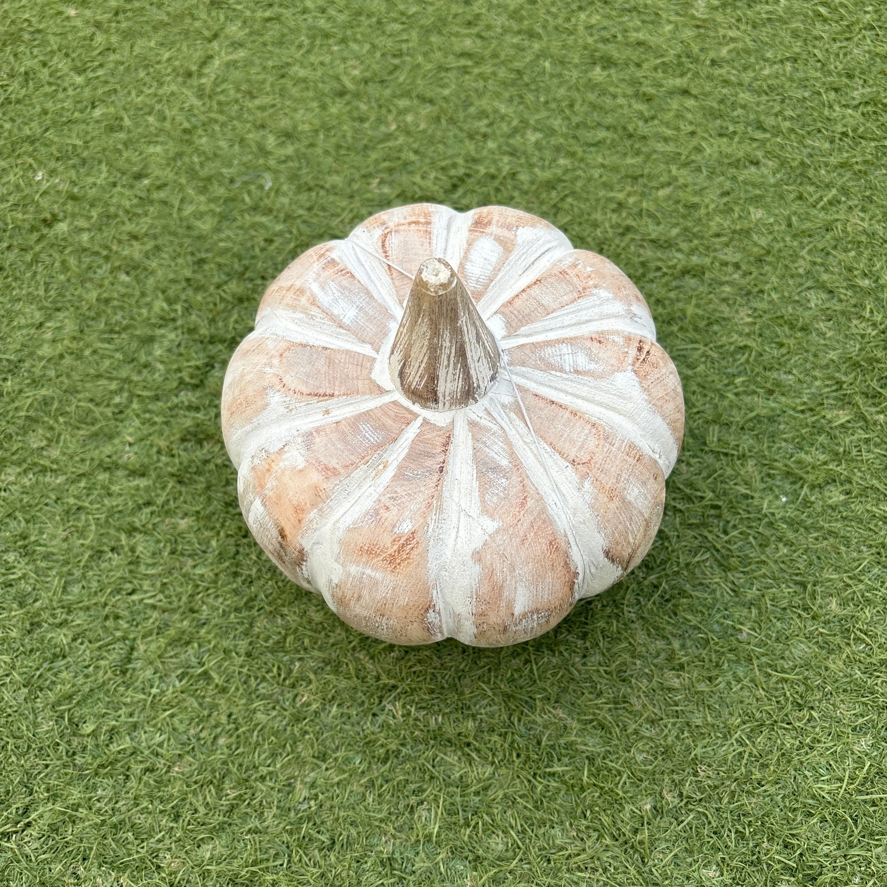 Wooden Pumpkin Dost, 14x10x14 cm - Image 2