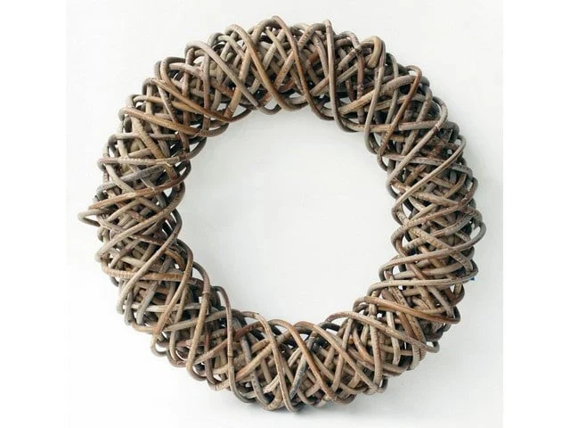 Wreath Rattan Grey d30cm
