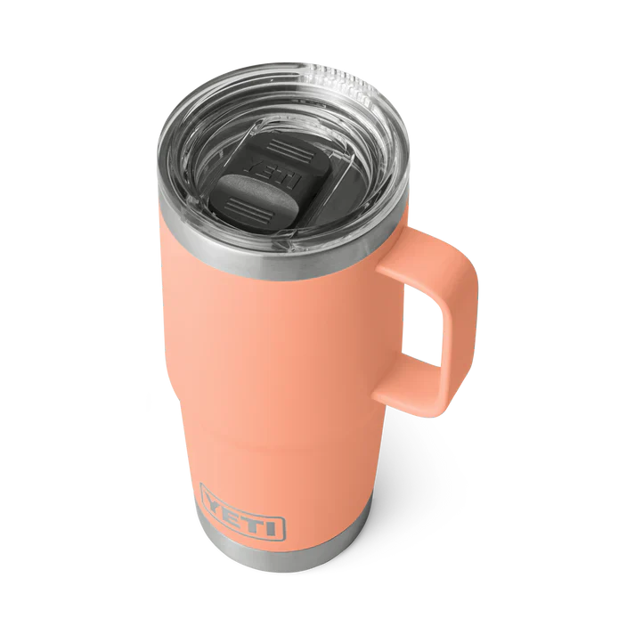 Yeti Rambler 20 OZ (591 ML) Travel Mug Lowcountry Peach - Image 3