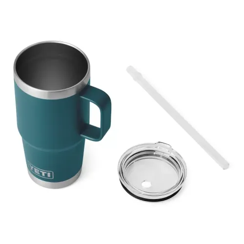 Yeti Rambler 25 OZ (739 ML) Straw Mug Agave Teal - Image 3