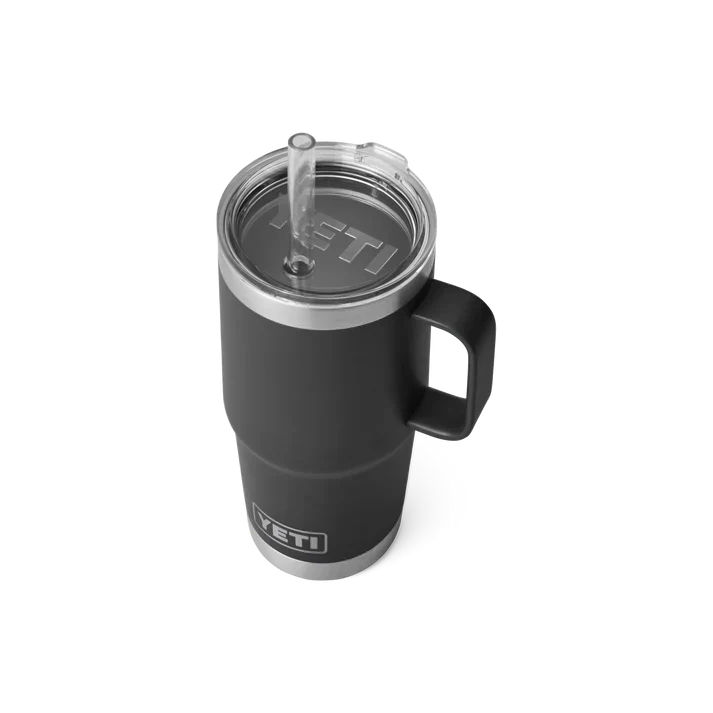 Yeti Rambler 25 OZ (739 ML) Straw Mug Black - Image 3