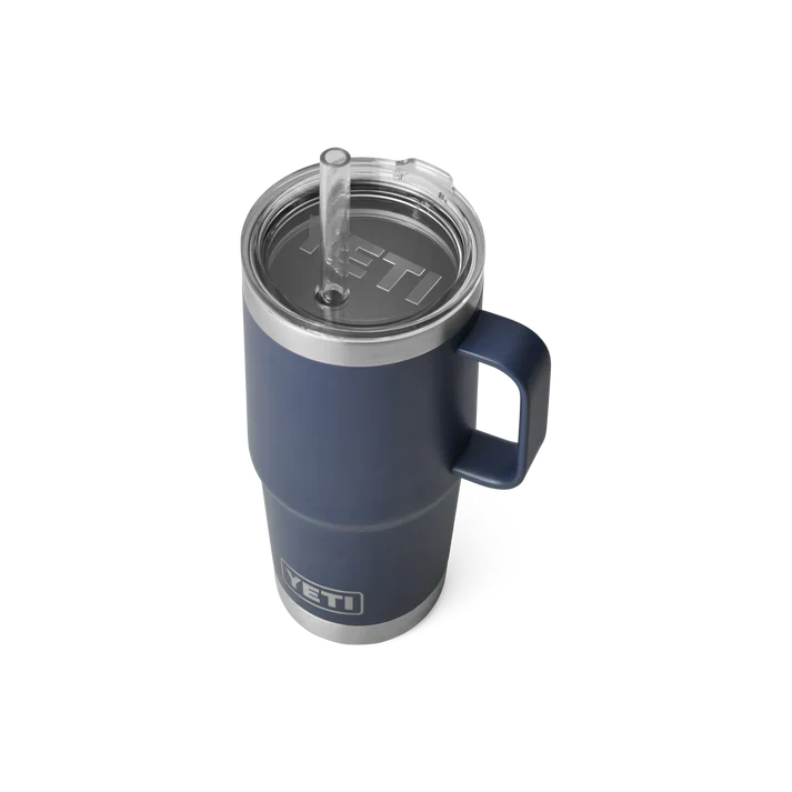 Yeti Rambler 25 OZ (739 ML) Straw Mug Navy - Image 3
