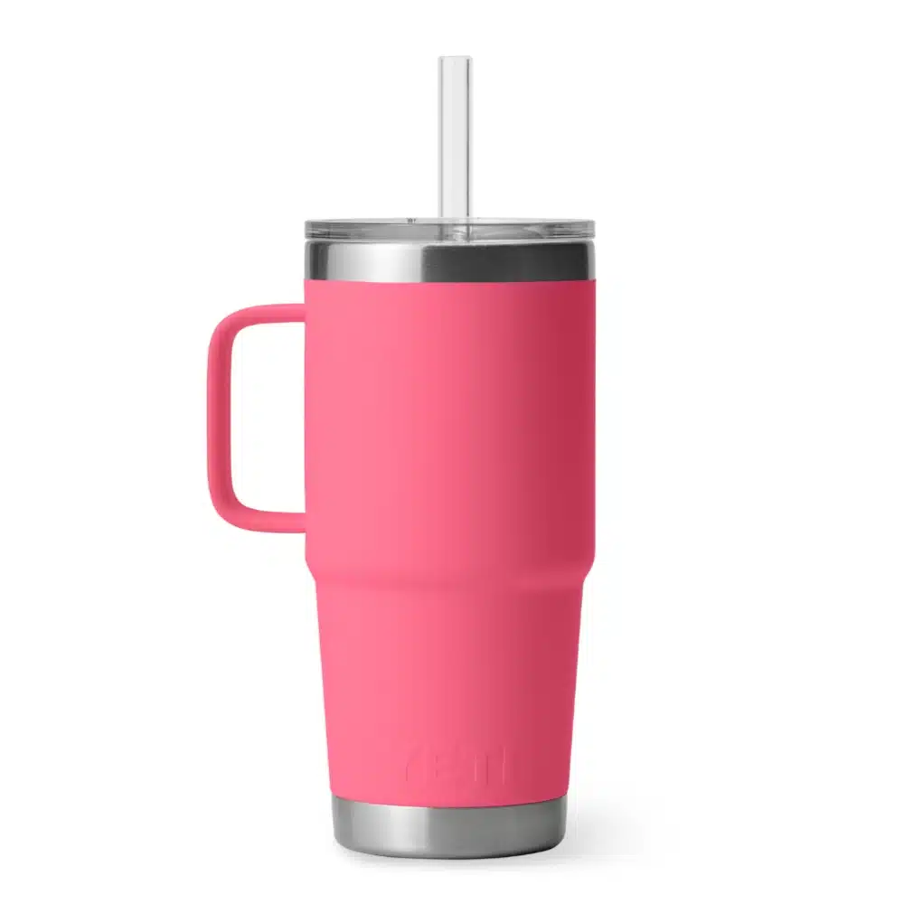 Yeti Rambler 25 OZ (739 ML) Straw Mug Tropical Pink - Image 2