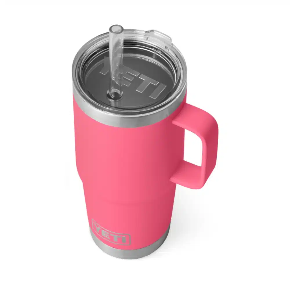 Yeti Rambler 25 OZ (739 ML) Straw Mug Tropical Pink - Image 3