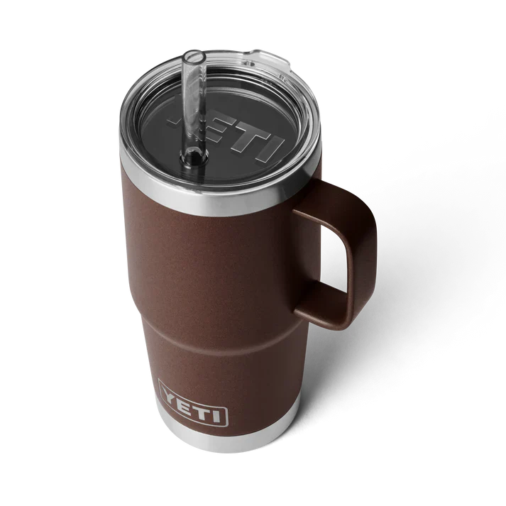 Yeti Rambler 25 OZ (739 ML) Straw Mug Wetlands Brown - Image 3