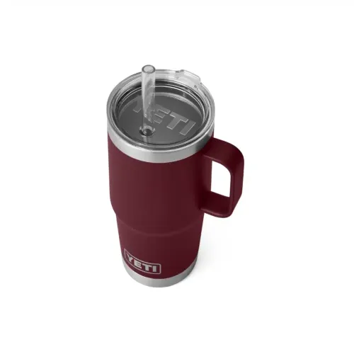 Yeti Rambler 25 OZ (739 ML) Straw Mug Wild Vine Red - Image 3