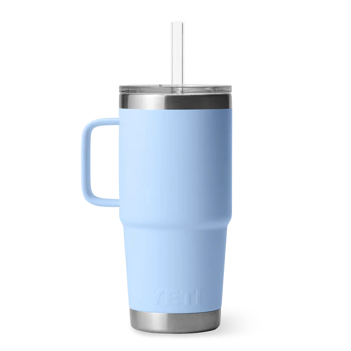 YETI RAMBLER 25 OZ STRAW MUG BIG SKY BLUE - Image 2