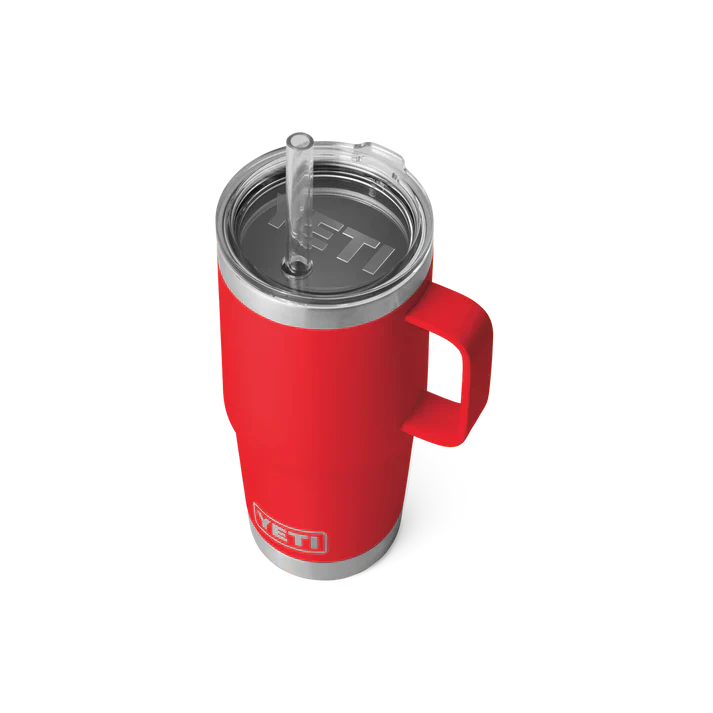 YETI RAMBLER 25 OZ STRAW MUG RESCUE RED - Image 3