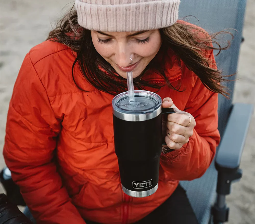 YETI RAMBLER 25 OZ STRAW MUG RESCUE RED - Image 6