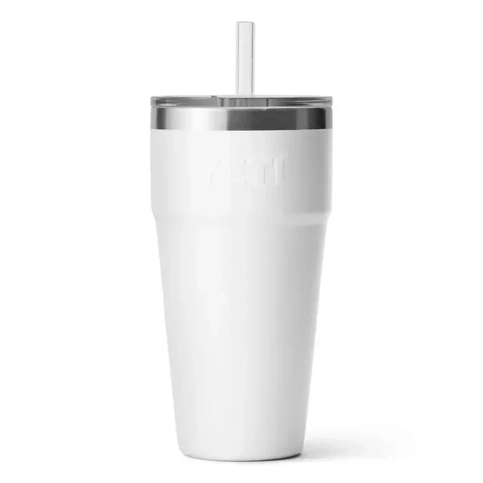 Yeti Rambler 26 Oz (769 ml) Straw Cup White - Image 3