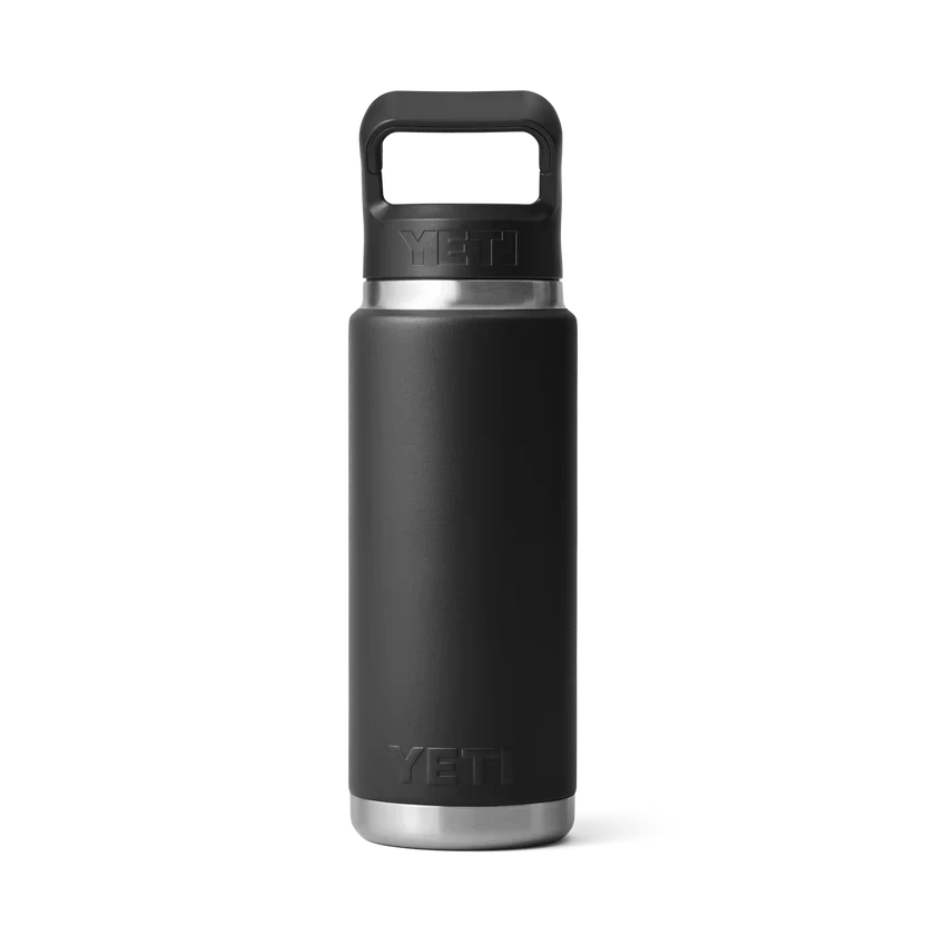 YETI RAMBLER 26 OZ STRAW BOTTLE BLACK - Image 2