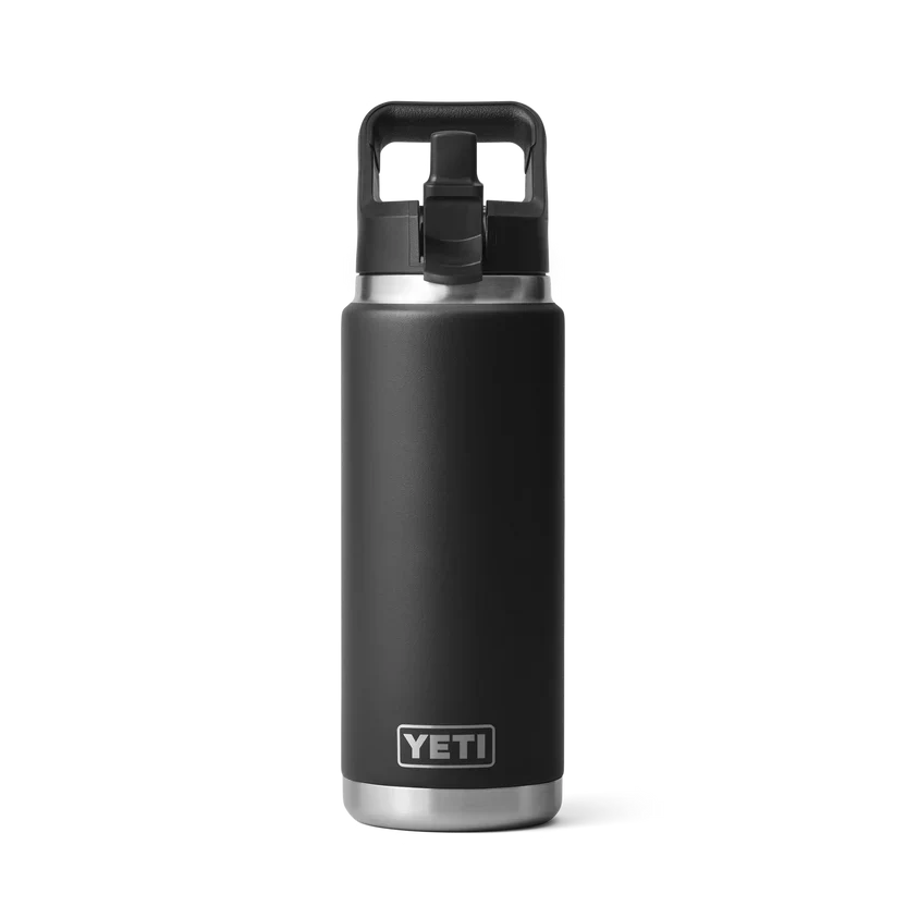 YETI RAMBLER 26 OZ STRAW BOTTLE BLACK - Image 5