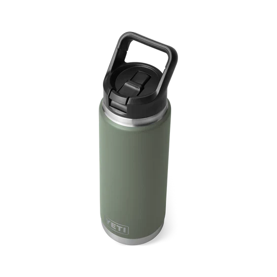 Yeti Rambler 26 Oz Straw Bottle Camp Green - Image 3
