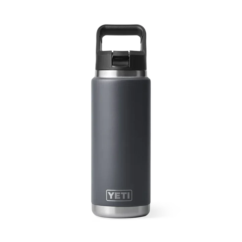 Yeti Rambler 26 Oz Straw Bottle Charcoal - Image 5