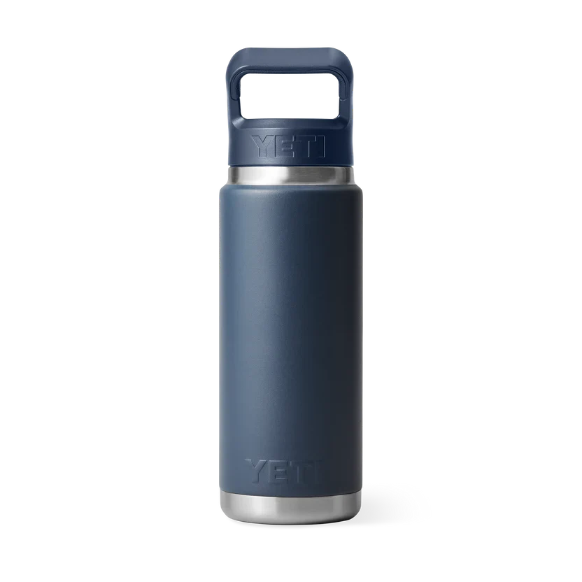 YETI RAMBLER 26OZ COLOUR STRAW BOTTLE NAVY - Image 4