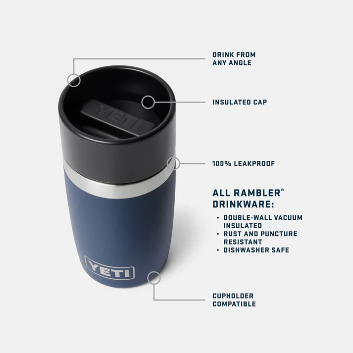 YETI RAMBLER 8 OZ TRAVEL BOTTLE RIDGELINE - Image 5