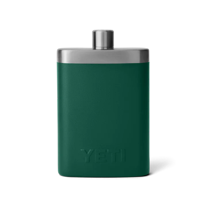 YETI RAMBLER FLASK BLACK FOREST GREEN - Image 2